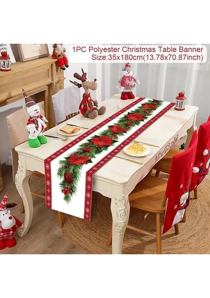Polyester 6 Resim Olarak Noel Masa Koşucu Merry Christmas Süslemeleri 2023 Ev Masa Örtüsü Navidad Noel Kerst Noel Hediyeleri Yeni Yıl 2024 Natal (Yurt Dışından) fiyatları