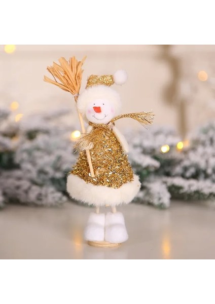 C-3 Yeni Yıl 2023 Son Noel Melek Kız Bebek Noel Ağacı Süsleme Noel Deco Noel Dekorasyon Ev Için Navidad 2022 Çocuk Hediye (Yurt Dışından)