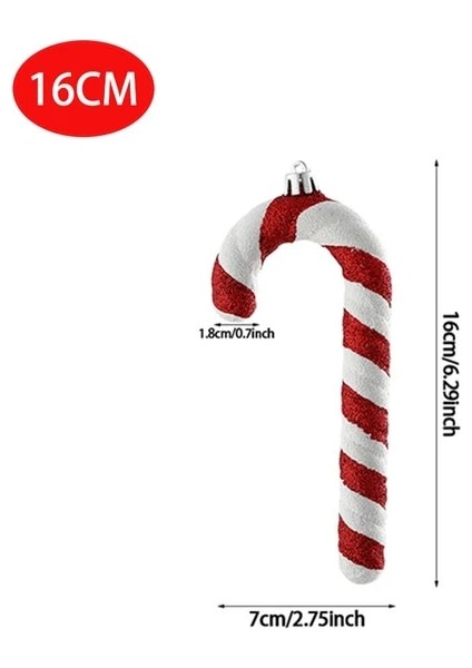 Resim Olarak 1 Adet Noel Asılı Şeker Topları Kırmızı Beyaz Şeker Kamışı Kolye Ev Partisi Noel Ağacı Süslemeleri Noel Navidad Yeni Yıl 2023 (Yurt Dışından)