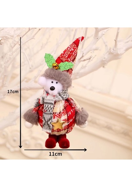 G--Ayı 2023 Sevimli Noel Noel Baba Kardan Adam Geyik Bebek Dekorasyon Hediye Bebek Noel Ağacı Asılı Süsleme Yeni Yıl Noel Ev Dekorasyonu (Yurt Dışından) fiyatları