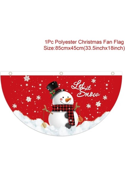 Stil 1 Resim Olarak Noel Açık Hava Yelpazesi Bayrak Banner Ev Için Noel Dekoru 2023 Noel Damla Süslemesi Noel Navidad Hediyesi Yeni Yıl 2024 (Yurt Dışından)