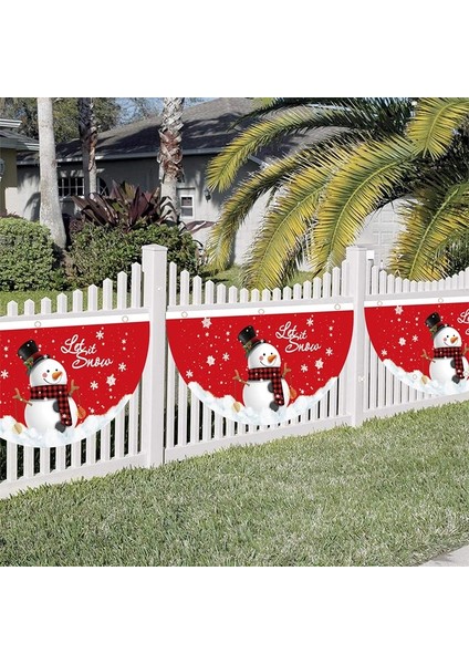 Stil 1 Resim Olarak Noel Açık Hava Yelpazesi Bayrak Banner Ev Için Noel Dekoru 2023 Noel Damla Süslemesi Noel Navidad Hediyesi Yeni Yıl 2024 (Yurt Dışından)