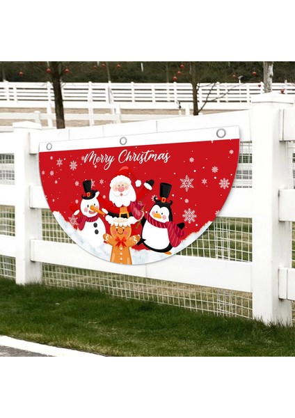 Stil 1 Resim Olarak Noel Açık Hava Yelpazesi Bayrak Banner Ev Için Noel Dekoru 2023 Noel Damla Süslemesi Noel Navidad Hediyesi Yeni Yıl 2024 (Yurt Dışından)