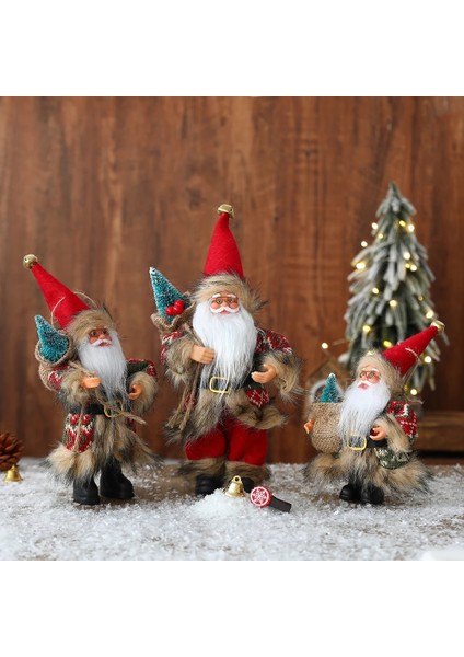 Ağaç Tarzı Büyük Peluş Sevimli Noel Baba Bebek Noel Dekorasyon Noel Ağacı Süsleme Masaüstü Navidad Noel Arifesi Hediye Noel Yeni Yıl 2023 Doğum (Yurt Dışından)