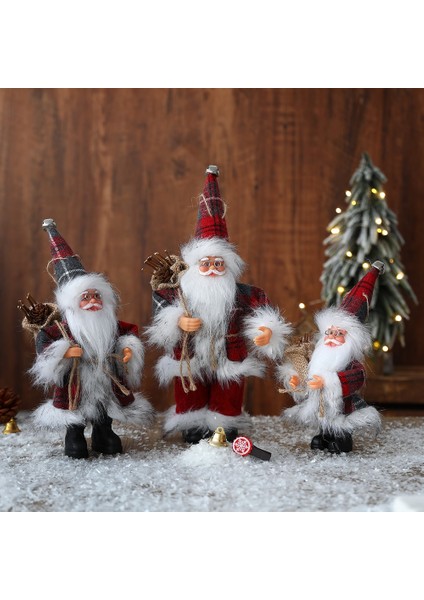 Ağaç Tarzı Büyük Peluş Sevimli Noel Baba Bebek Noel Dekorasyon Noel Ağacı Süsleme Masaüstü Navidad Noel Arifesi Hediye Noel Yeni Yıl 2023 Doğum (Yurt Dışından)