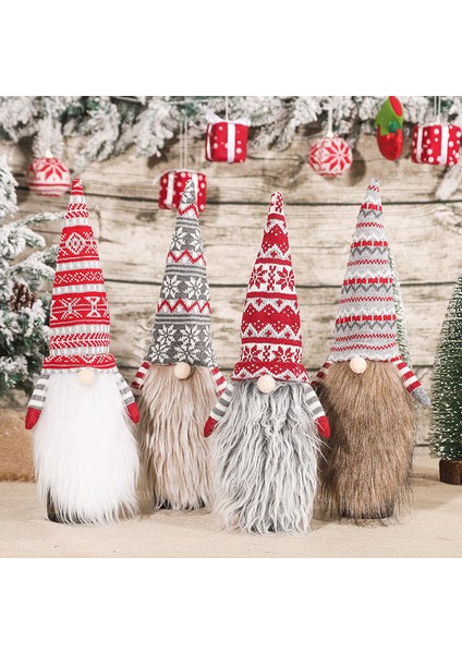 97--Kardan ADAM-2023 Yeni Yıl Hediyesi Son Gnome Meçhul Şarap Şişesi Kapağı Noel Ev Için Noel Süslemeleri Navidad 2022 Yemeği Masa Süsü (Yurt Dışından)