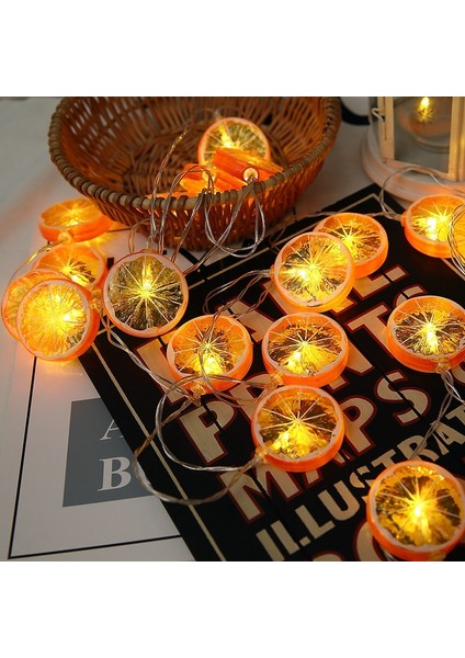Sarı 4.5m 30LEDS Battey Noel Dekorasyonu Limon Işık Dize LED Çelenk Işık Kapalı Kullanım Pil/usb Tatil Peri Işıkları Düğün Yeni Yıl Için (Yurt Dışından)