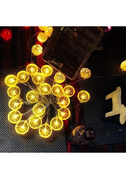 Sarı 4.5m 30LEDS Battey Noel Dekorasyonu Limon Işık Dize LED Çelenk Işık Kapalı Kullanım Pil/usb Tatil Peri Işıkları Düğün Yeni Yıl Için (Yurt Dışından) fırsatları