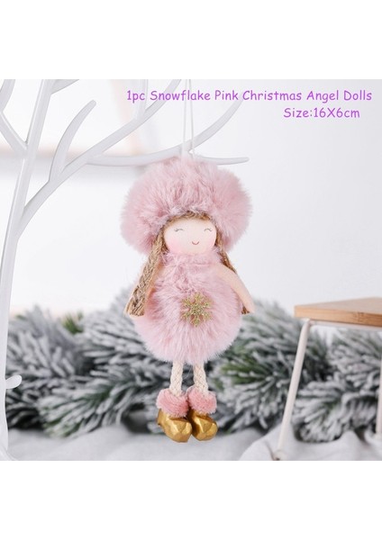 A11 Pembe 2022 Yeni Yıl Hediye Sevimli Noel Melek Bebek Noel Ağacı Süsleme Noel Deco Noel Dekorasyon Ev Için Doğum 2023 Navidad Dekor (Yurt Dışından) fiyatları