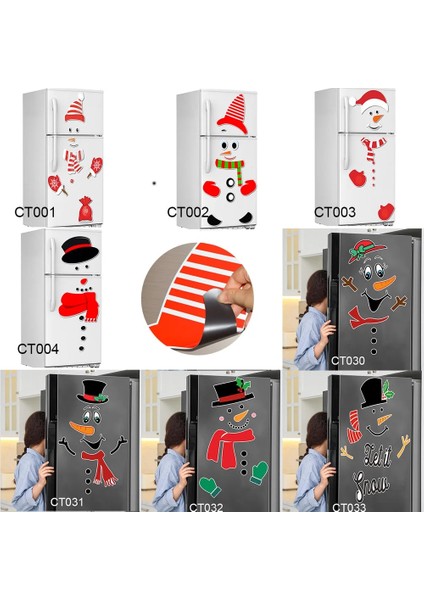 Kardan Adam 6 Buzdolabı Mıknatısı Mıknatıs Buzdolabı Mıknatısı Buzdolabı Noel Kardan Adam Yüz Mutfak Buzdolabı Duvar Çıkartmaları Sanat Sevimli Gülen Duvar Çıkartmaları (Yurt Dışından)