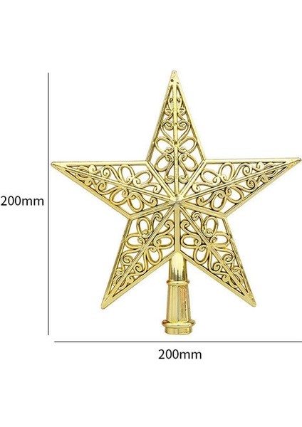 Bir Altın Navidad 2023 Yeni Yıl Dekorasyon Noel Ağacı Beş Köşeli Yıldız LED Işıklar Çelenk Peri Işıklar Noel Ev Dekorasyonu Noel (Yurt Dışından) fiyatları