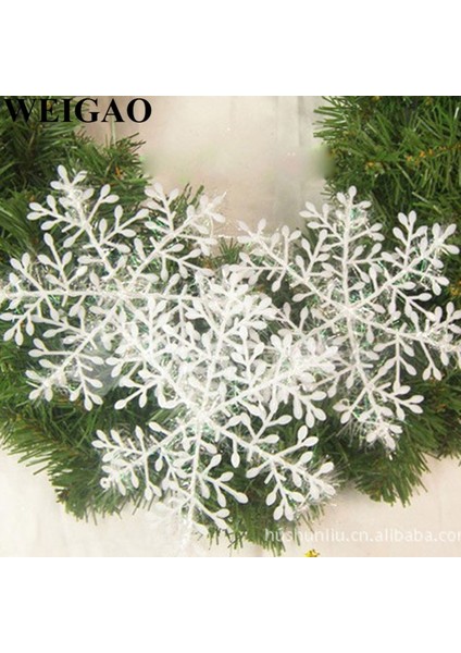 1 Adet Süs Beyaz Kar Tanesi Noel Ağacı Kar Taneleri Asılı Noel Ağacı Dekorasyon Kar Taneleri Noel Ev Pencere Dekor Navidad Noel (Yurt Dışından)