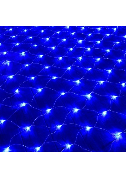 Mavi 1.5mx1.5m 96LED Noel Süslemeleri 3MX3M 320LED Noel Net Işık Perdesi Işık Mutlu Yeni Yıl Festoon Noel Ağacı Dekor Navidad 2023 (Yurt Dışından)