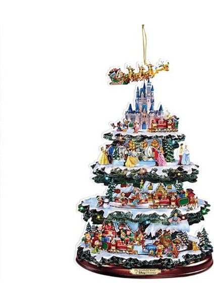 B Noel Akrilik Kardan Adam Noel Ağacı Kardan Adam Askı Süsleri Akrilik Çiftlik Evi Süslemeleri Hediye Etiketleri Kolye (Yurt Dışından)