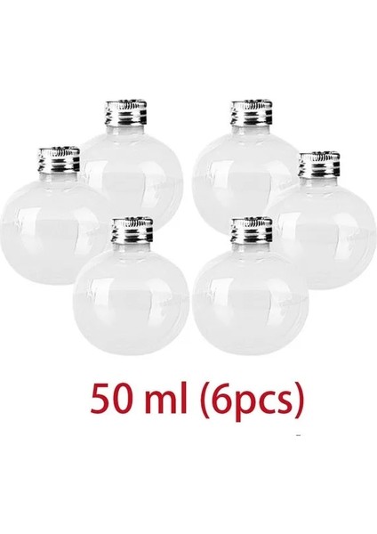 6 Adet 50 ml 1/6 Paket Içki Dolu Noel Ağacı Süsleri Su Şişesi Süt Suyu Ampuller Bardak Noel Kolye Süslemeleri Ev Navidad (Yurt Dışından)