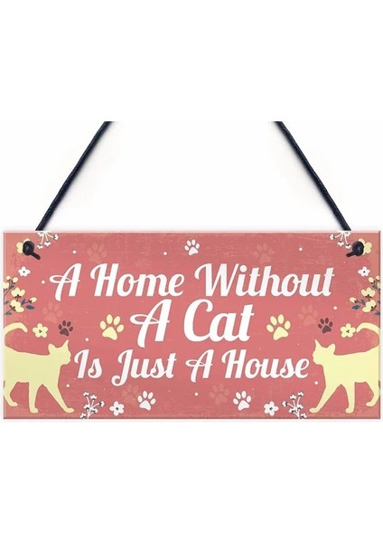 Stil 4 Kedi Plaketler Ahşap Hayvan Çıkartmaları Asılı Burcu Pencere Kapı Duvar Dekor Ev Bahçe Yard Ahşap Plakalar Noel Dekorasyon (Yurt Dışından)