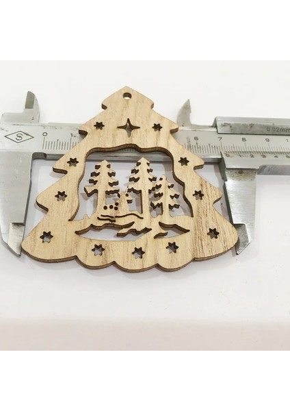 G 10 Adet Ahşap Melek Şekli Kesikler El Sanatları Boş Ahşap Askı Süsleri Sicim ile Yılbaşı Ağacı Dekorasyonu Için (Yurt Dışından) fırsatları