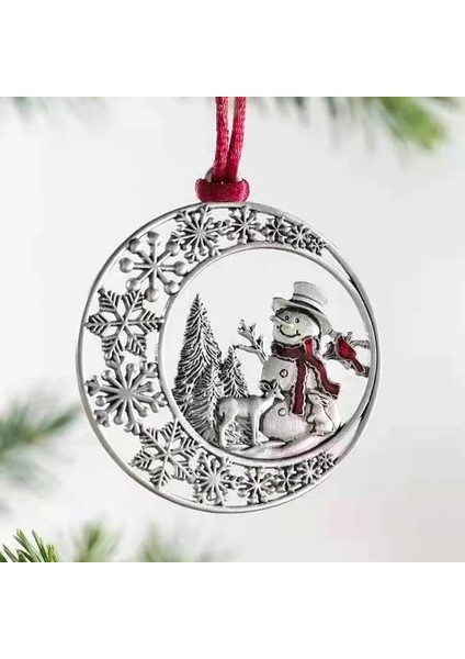Stil 7 Alaşım Kolye Noel Süslemeleri Kardan Adam Köpek Monogram Noel Ağacı Kolye Süsler Metal Odası Dekor Yeni Yıl Çocuklar Hediye (Yurt Dışından)
