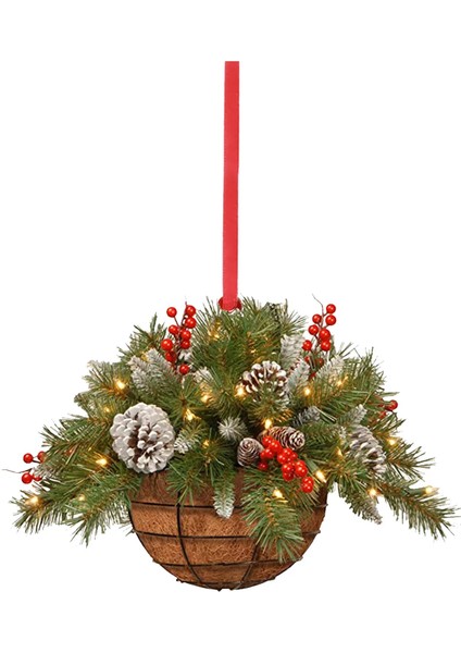 D Tek Boyut Dekorasyon Ahşap Asılı Sepet Noel Önceden Aydınlatılmış Hediye Süsleri Noel Yapay Asılı Kolye Dekorasyonu # 50G (Yurt Dışından) indirimleri