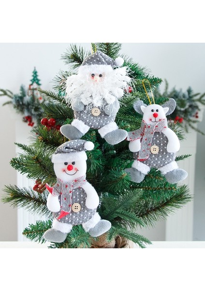 B Kardan Adam 2022NOEL Süsler Dıy Noel Hediyesi Noel Baba Kardan Adam Ağacı Kolye Bebek Ev Için Mutlu Yeni Yıl Süslemeleri Asın Noel Natal (Yurt Dışından)