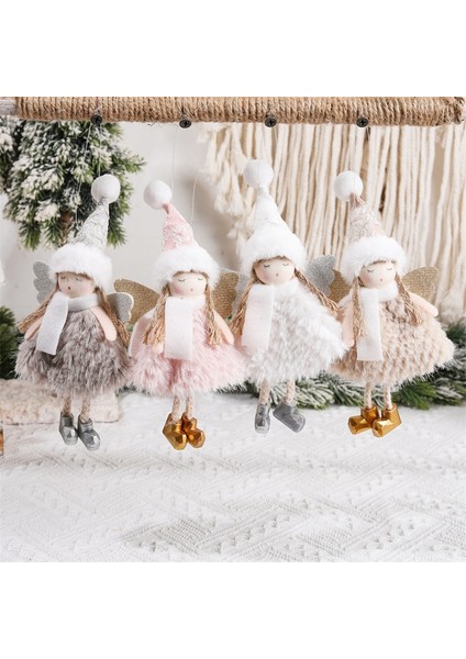 701 - Melek Kar Tanesi Yeni Yıl 2024 Hediyeleri Noel Melek Bebekler Noel Ağacı Süsleri Ev Için Noel Süslemeleri Navidad 2023 Natal Noel Deco Bebek (Yurt Dışından) modelleri