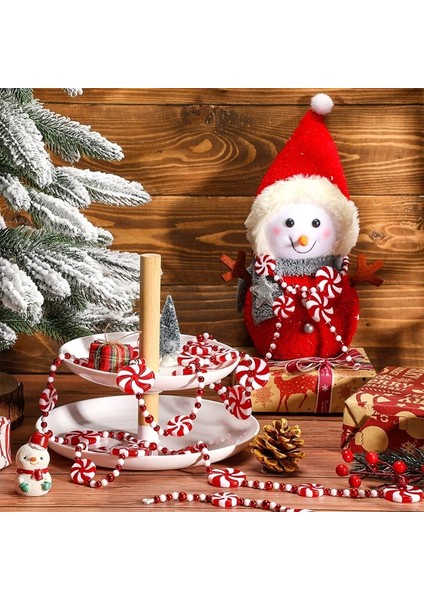 Kırmızı Yeşil 1.2 M 2.4 Metre 1.2/1.5 M Renkli Şeker Kolye Garland Ins Nordic Serisi Tatlılar Topu Dize El Yapımı Kreş Çocuk Odası Noel Ağacı Dekor (Yurt Dışından) modelleri