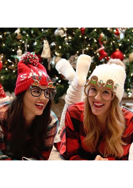 9 Adet Gözlük 9 Adet Noel Baba Noel Ağacı Elk Kağıt Gözlük Çerçevesi Noel Gözlük Fotoğraf Prop Noel Süslemeleri Yeni Yıl Navidad Çocuklar Hediye (Yurt Dışından) modelleri