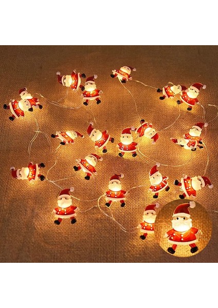 2 M Beyaz 2 M 20LED Noel Baba Kar Tanesi LED Işık Dize Noel Dekorasyon Ev Noel Ağacı Süsleme 2022 Navidad Çocuklar Hediye Yeni Yıl (Yurt Dışından)
