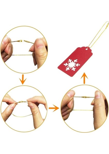 05 100 Adet 100 Adet Noel Halat Polyester Dize Iplik Kordon Hattı Noel Ağacı Topu Halatlar Asılı Kolye Süsleme Etiketi Etiket Dekorasyon (Yurt Dışından)