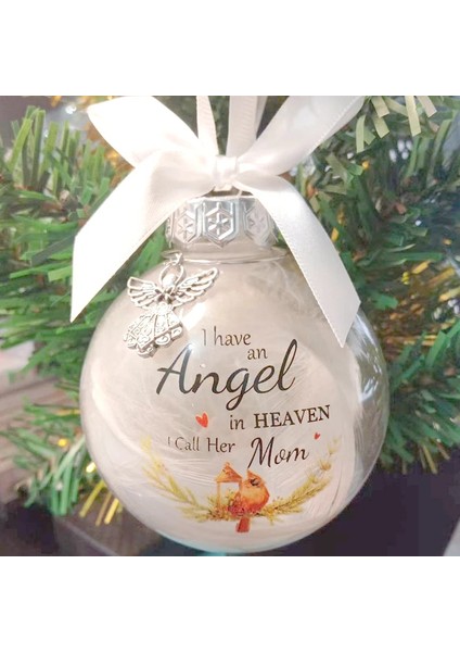 13-Anne Noel Melek Topları "cennette Bir Meleğim Var" Noel Ağacı Süslemeleri Navidad Noel Ev Dekor 2023 Yeni Yıl Süsleri (Yurt Dışından) fırsatları