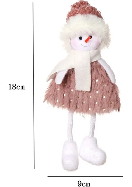 369 - Noel Baba Noel Peluş Noel Baba Kardan Adam Elk Melek Bebek Noel Navidad Ağacı Süsler Ev Için Noel Süslemeleri Yeni Yıl Hediyeleri Oyuncak (Yurt Dışından)