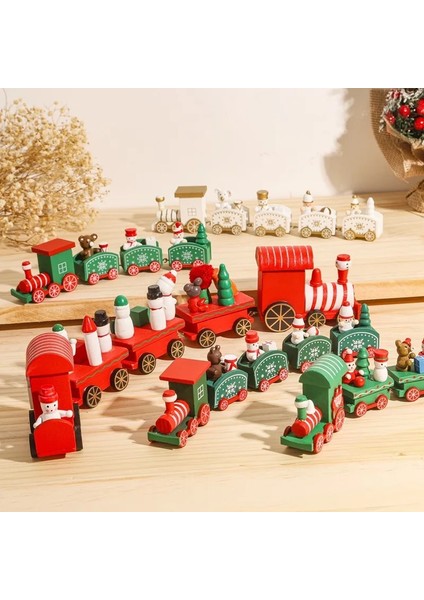 Ahşap Tren 11 Ahşap/plastik Tren Merry Christmas Süs Ev Için Noel Süslemeleri 2023 Noel Hediyeleri Noel Natal Navidad Yeni Yıl 2024 (Yurt Dışından) modelleri