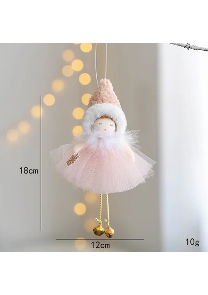 Hy-Pembe E3 Yeni Melek Bebek Noel Ağacı Asılı Süsler Dekor Noel Baba Kardan Adam Kolye Dekorasyon Ev Navidad 2022 Araba Süsleme Için (Yurt Dışından)