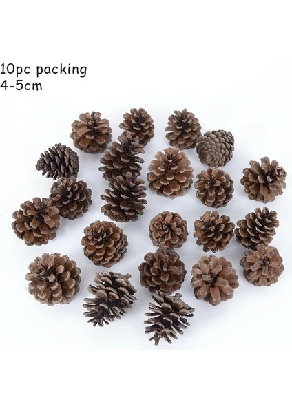 10 Adet B02 Noel Dekorasyon Doğal Rattan Çelenk Sahte Suni Çam Kozalağı Yuvarlak Kalp Yıldız Düğün Çelenk Garland Ev Dıy El Sanatları Dekor (Yurt Dışından)