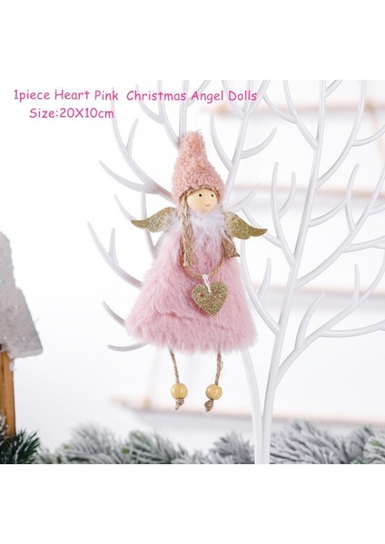 Pembe Aşk 2021 Navidad Dekor Sevimli Melek Bebekler Noel Ağacı Süsleri Ev Için Merry Christmas Süslemeleri Noel Doğum Yeni Yıl 2022 Çocuklar Hediye (Yurt Dışından) fiyatları