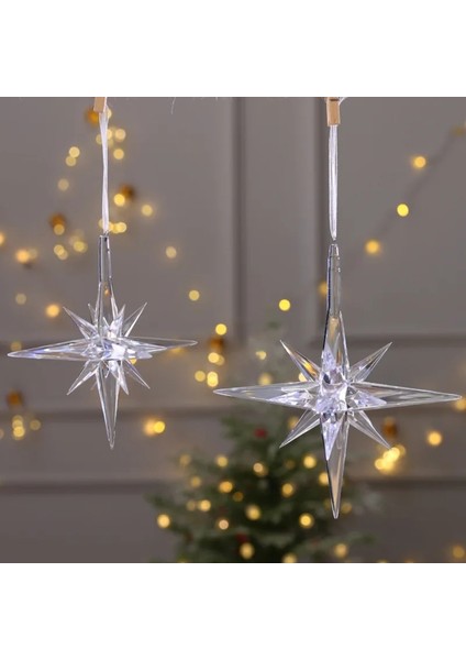 M Kar Tanesi Saçağı Bırak Süsler Kristal Yılbaşı Ağacı Şeffaf Dekorasyon Kolye Noel Ev Dekorasyonu Navidad 2023 (Yurt Dışından) modelleri