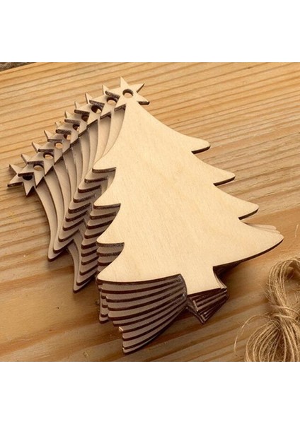 10 Adet Ahşap Ağaç Çan Geyik Bitmemiş Ahşap Süsler Kesikler Noel Ağacı Için Noel Ağacı Asılı Bezemeler Zanaat Dıy (Yurt Dışından)