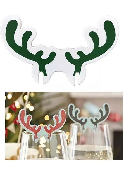 Stil 4 10 Adet Şarap Bardağı Kartı Yılbaşı Dekoru Noel Baba Şapkası Cam Dekor Noel Ağacı Kardan Adam Ev Dekorasyon Dekor Noel Aksesuarları (Yurt Dışından) fırsatları