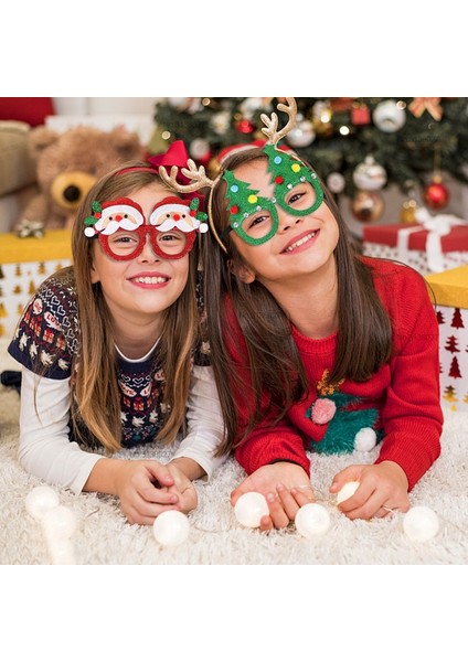 9 Adet 9 Adet Merry Christmas Gözlük Çerçevesi Noel Partisi Dekorasyonu Fotoğraf Kabini Sahne Gözlük 2022 Navidad Yeni Yıl Malzemeleri Çocuklar Hediye (Yurt Dışından) indirimleri