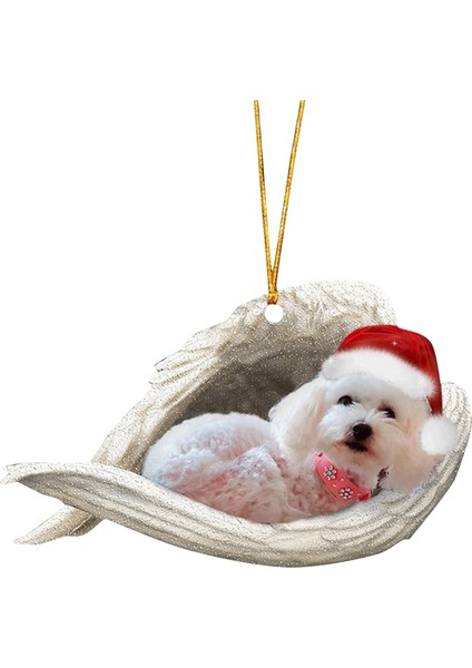 H Bir Boyut Navidad Melek Köpek Noel Süsleri Noel Ağacı Noel Süslemeleri Yaratıcı Kolye Aksesuarları Yeni Yıl Partisi 2023 (Yurt Dışından) fiyatları