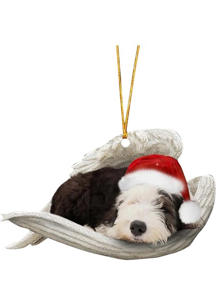 H Bir Boyut Navidad Melek Köpek Noel Süsleri Noel Ağacı Noel Süslemeleri Yaratıcı Kolye Aksesuarları Yeni Yıl Partisi 2023 (Yurt Dışından) fırsatları