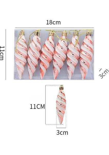 Gül Altın Spiral Kutu Seti Şeker Saçağı Noel Ağacı Süsleri Noel Dekorasyonu Ev Için 2022 Yeni Yıl Noel Noel Hediyeleri Doğum Navidad Dekor (Yurt Dışından) fiyatları