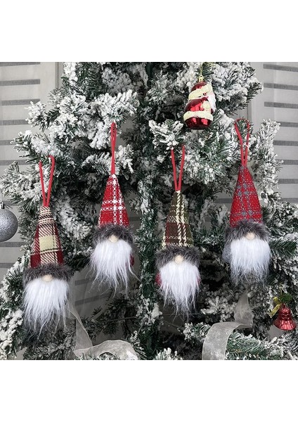 D Noel Yüzü Olmayan Yaşlı Adam Noel Ağacı Askı Süsleri El Yapımı Peluş Gnome Santa Bebek Yılbaşı Ağacı Dekorasyon Noel Hediyesi (Yurt Dışından) fiyatları
