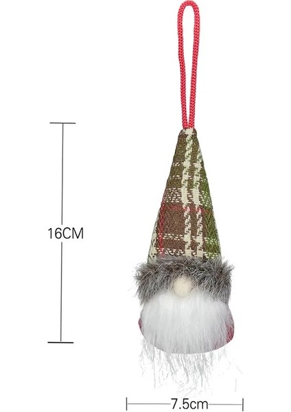 D Noel Yüzü Olmayan Yaşlı Adam Noel Ağacı Askı Süsleri El Yapımı Peluş Gnome Santa Bebek Yılbaşı Ağacı Dekorasyon Noel Hediyesi (Yurt Dışından) fırsatları