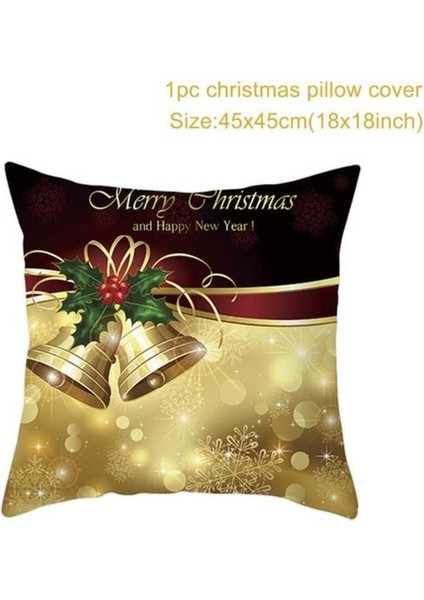 12 Noel Baba Yastık Kılıfı Mutlu Yeni Yıl 2023 Noel Hediyeleri 2022 Yılbaşı Dekoru Ev Mutlu Noeller Süs Navidad Doğum Noel Hediyeleri (Yurt Dışından)