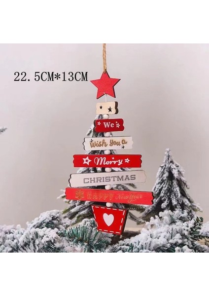 Kırmızı Noel Ağacı Dekorasyon Süsler Simülasyon Lolipop Kırmızı ve Beyaz Şeker Kolye 2023 Yeni Yıl Noel Süslemeleri Ev Için (Yurt Dışından)