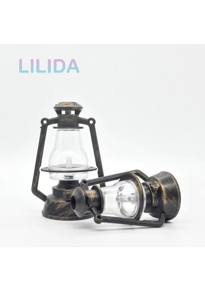 Gül Altın 11 cm Hiçbir Işık Minyatür Gaz Lambası Dollhouse Aksesuarları Mini Gazyağı Fener Bebek Evi Dekor Sahne Süsler Oyna Pretend (Yurt Dışından) indirimleri
