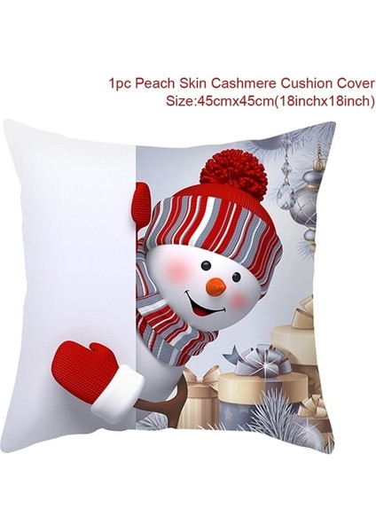 60 2022 Merry Christmas Minder Örtüsü Noel Süslemeleri Ev Için Noel Süsleri Noel Navidad Hediyeler Mutlu Yeni Yıl 2023 (Yurt Dışından)