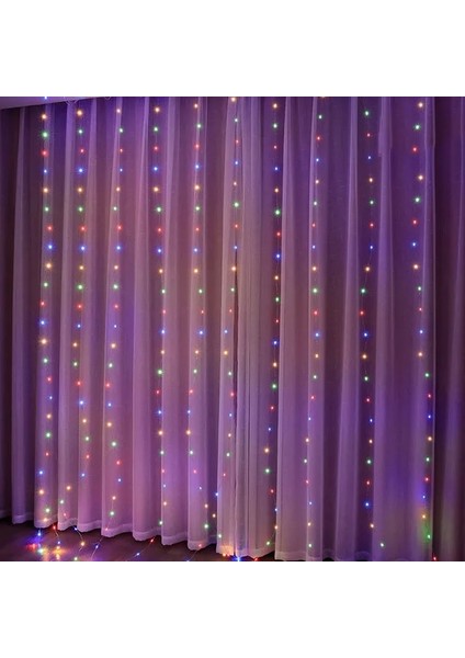 Çok Renkli 3MX1M 100LED Festoon Noel Perde Işık Çelenk Ev Noel Süs Noel Hediyeleri Için Mutlu Noel Dekor Navidad 2023 Yeni Yıl 2024 (Yurt Dışından)