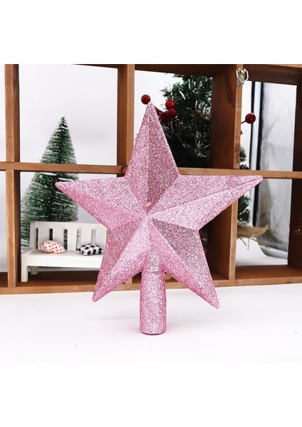 Altın 20CM Noel Ağacı Üst Yıldız 15/20CM Merry Christmas Süslemeleri Parlak Altın Tozu Beş Köşeli Yıldız Yılbaşı Süslemesi (Yurt Dışından) fiyatları